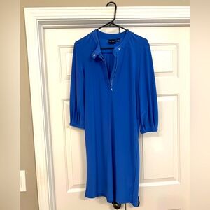 Tribal blue dress size small worn once good condition